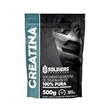 Creatina Monohidratada 500g 100 Pura Importada Soldiers Nutrition