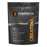 Creatina Monohidratada Micronizada 100 Pura 500g Strength Nutrition Laudo Comprovado Sem Sabor