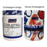 Creatina Pura 300g Giants Nutrition Creatina Monohidratada Sabor Sem Sabor