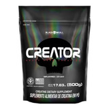 Creator Creatina Monohidratada 500g Refil Black Skull Sabor Sem Sabor