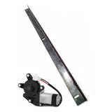 Cremalheira 54cm E Motor Automatizador Portão De Canil Aves