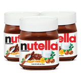 Creme De Avelã 3 Potes De 350g Nutella