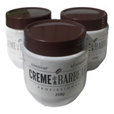Creme De Barbear Promoção Fixmodell Almiscar 250g Kit C 3u 