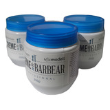 Creme De Barbear Promoção Fixmodell Mentolado 250g Kit 3un 