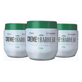 Creme De Barbear Promoção Fixmodell Pinho 250g Kit Com 3un 