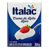 Creme De Leite Leve Uht Homogeneizado Caixa 200g Italac