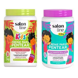 Creme De Pentear Kids Cachos Sem Nós E Definidos Salon Line