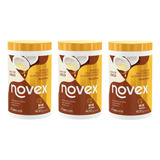 Creme De Tratamento Novex 400g Oleo De Coco Kit C 3un