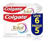 Creme Dental Colgate Total Clean Mint 90g 6 Unidades
