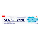 Creme Dental Sensodyne Limpeza Profunda Para Dentes Sensíveis Proteção Diária 90g