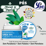 Creme Desodorante Para Pés Esfoliante Flores Vegetais 250g