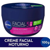 Creme Hidratante Facial Noturno 5 Em 1 100g Nivea Todos Tipos De Pele