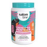 Creme Para Pentear Definição Máxima Cachos 1kg Salon Line