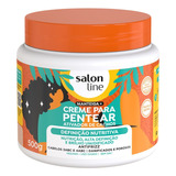 Creme Pentear Ativador Definição Nutritiva Salon Line 500g