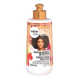Creme Pentear Sos Cachos Rícino Queratina Salon Line 300ml