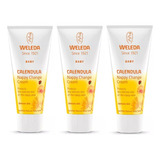 Creme Prevenção Assaduras Weleda Baby Calêndula 30ml Kit C 3