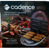 Crepeira Cadence Doce Gula Fun Crp301 Cor Vermelho 220v