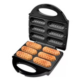 Crepeira Crepe Suiço E Hot Dog 6 Cavidades Raf 110v Ou 220v
