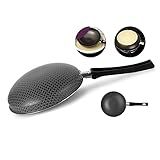 Crepeira Panquequeira Invertida Aluminio Antiaderente Linha Gourmet Multiflon Preto 20 Cm