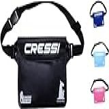 Cressi Bolsa à Prova D-água Kangaroo Dry Pouch Para Celular E Objetos- Preta- Tamanho único
