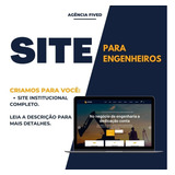 Criação De Site Institucional Completo Para Engenheiros