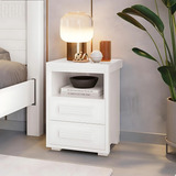 Criado Lateral Cama Moderno Decoração Quarto Compacto