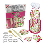 Crianças Cozinhar E Cozinhar Set 15 Pcs Com Chef Hat Aventa