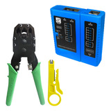 Crimpador Rj45 Rj11 Testador De Cabo Rede E Desencapador
