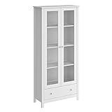 Cristaleira 2 Portas 1 Gaveta Ditália E 954 Branco