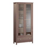 Cristaleira C Iluminação 2 Portas 1 Gaveta Ditália E 954 Cz
