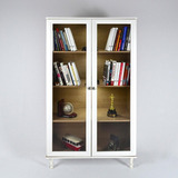 Cristaleira Estante Para Livros Ditália C Luz E 957 Branco