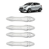 Cromado Kit Aplique Maçaneta Ix35 S keyless 2013 2012 2011