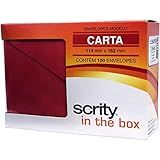 Cromus CCP 430 17 Envelope Carta Colorido 114X162 Vermelho Toquio 80G Pacote Com 100 Scrity Ccp 430 17 Vermelha