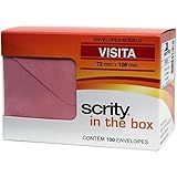 Cromus CCP450 05 Envelope Visita Colorido 72X108 Rosa Claro Fidji 80G Pacote Com 100 Scrity Rosa