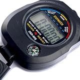 Cronômetro Digital Esportivo Crossfit Academia Prancha Treino De Mão Corrida Alarme Com Bússola Hora Temporizador Digital Timer Contagem Profissional