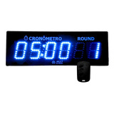 Cronômetro Parede Led Grande Academia Emom Tabata Crossfit