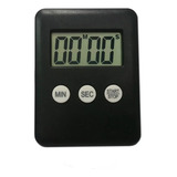 Cronometro Timer Digital Cozinha Academia Com Ima Preto