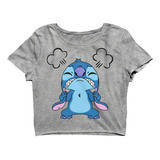 Cropped Lilo Stitch Camiseta