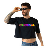 Cropped Oversized Carnaval Roupa Para Blocos E Festivais