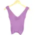 Cropped Top Feminino Blusa Tricot Regata Verão Blogueira 