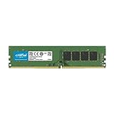 Crucial Módulo De Memória RAM Basics 4GB DDR4 1 2v 2666Mhz CL19 UDIMM Para Desktop  Verde