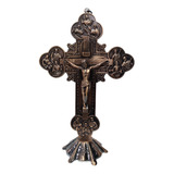 Crucifixo Cruz Dos Apóstolos 32cm Metal