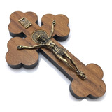 Crucifixo Cruz Porta Parede Medalha De