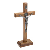 Crucifixo De Madeira Para Mesa E