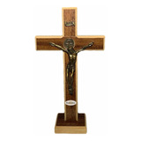 Crucifixo De Mesa Parede Madeira Com