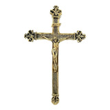 Crucifixo De Parede 32cm Bronze 21073