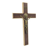 Crucifixo Para Porta 34cm Medalha De