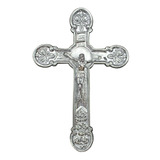 Crucifixo Promoção Metal Cromado 15cm Tumulo