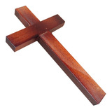 Cruz Crucifixo Parede Em Madeira Sem Imagem 26 5 Cm