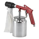 Cryee Kit De Pistola De Jateamento De Areia Pistola De Jateamento De Ar E Sistema De Recuperação De Areia Portátil Com 4 Bocais Substituíveis Equipamento De Remoção De Impureza Com Manchas De óleo Abrasivo Decapagem De Tinta